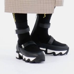IRI New York Ves Outline Hightop Sock Platform Sneakers